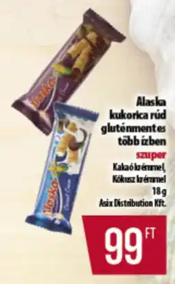Coop Alaska kukorica rúd gluténmentes több ízben ajánlat