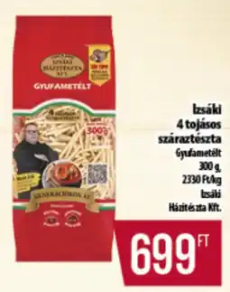 Coop Izsáki 4 tojásos száraztészta ajánlat
