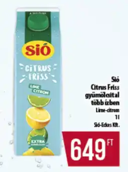 Coop Stó Citrus Friss gyümölcsital több ízben ajánlat