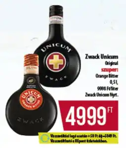Coop Zwack Unicum Original ajánlat