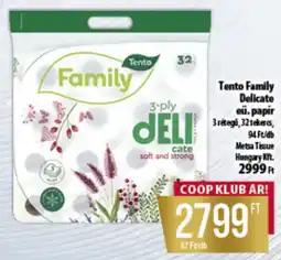 Coop Tento Family Delicate eu. papír ajánlat