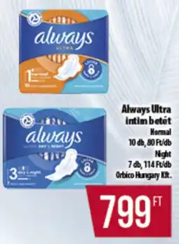 Coop Always Ultra intim betét ajánlat