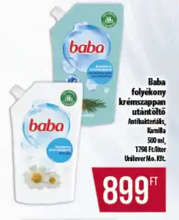 Coop Baba folyékony krémszappan utántöltö ajánlat