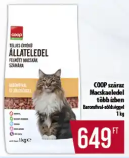 Coop COOP száraz Macskaeledel több ízben ajánlat