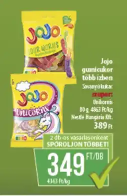 Coop Jojo gumicukor több ízben ajánlat
