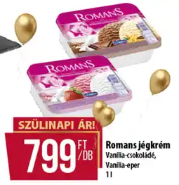 Coop Romans jégkrém ajánlat