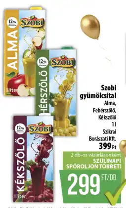 Coop Szobi gyümölcsital ajánlat
