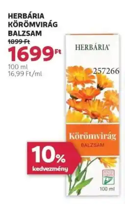 Rossmann Herbária körömvirág balzsam ajánlat