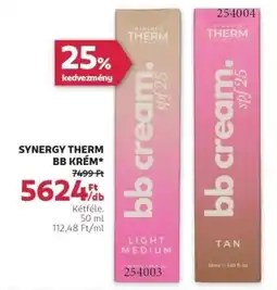 Rossmann Synergy Therm BB krém ajánlat
