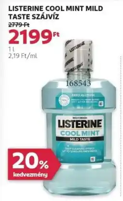 Rossmann Listerine Cool Mint Mild taste szájvíz ajánlat