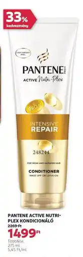 Rossmann Pantene Active Nutri- plex kondicionáló ajánlat