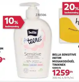 Rossmann Bella Sensitive Initim mosakodógél tiniknek ajánlat