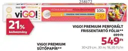 Rossmann Vigo! premium sütőpapír frissentartó fólia ajánlat