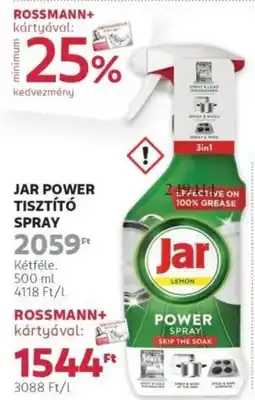 Rossmann Jar Power tisztító spray ajánlat