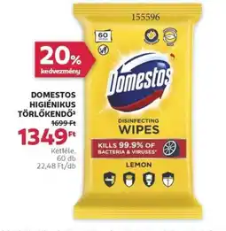 Rossmann Domestos higiénikus törlőkendő ajánlat
