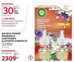 Rossmann Air Wick pezsgő őszibarack elektromos illatosító utántöltő ajánlat