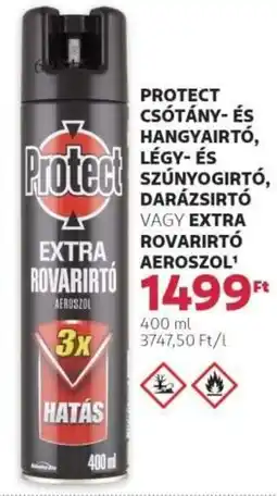 Rossmann Protect csótány- és hangyairtó, légy- és szúnyogirtó, darázsirtó, extra rovarirtó aeroszol ajánlat