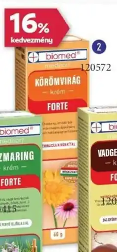 Rossmann Biomed Forte körömvirág krém ajánlat