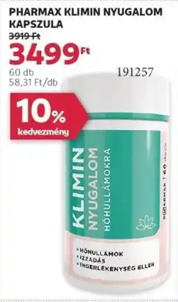 Rossmann Pharmax Klimin nyugalom kapszula ajánlat