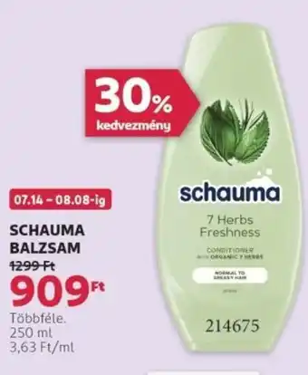 Rossmann Schauma balzsam ajánlat
