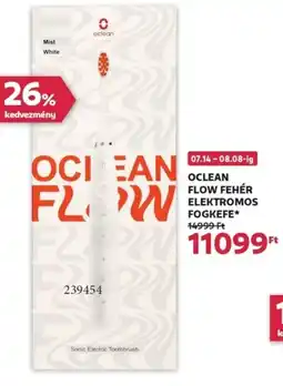 Rossmann Oclean Flow fehér elektromos fogkefe ajánlat