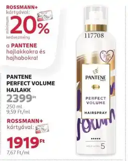 Rossmann Pantene Perfect Volume hajlakk ajánlat