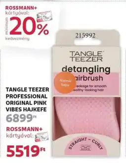 Rossmann Tangle Teezer professional original pink vibes hajkefe ajánlat