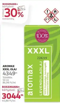 Rossmann Aromax XXXL olaj ajánlat