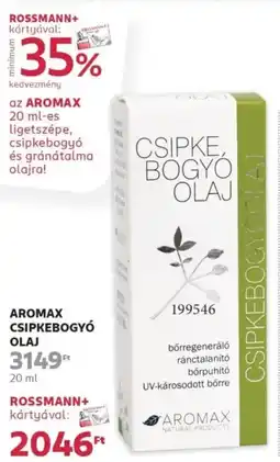 Rossmann Aromax csipkebogyó olaj ajánlat