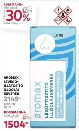 Rossmann Aromax levegő- illatosító illóolaj keverék ajánlat
