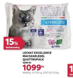 Rossmann Lechat Excellence macskaeledel quattropack ajánlat