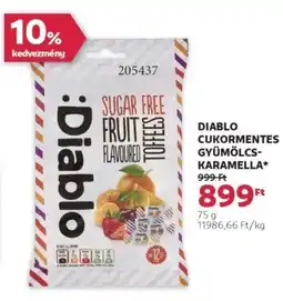 Rossmann Diablo cukormentes gyümölcs- karamella ajánlat
