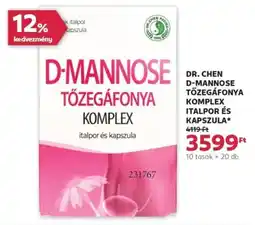 Rossmann Dr. Chen D-mannose tőzegáfonya ajánlat