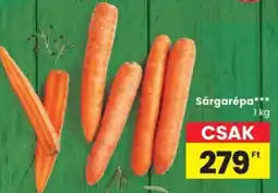 Spar Sárgarépa ajánlat