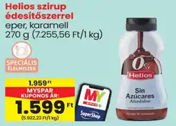 Spar Helios szirup édesítőszerrel ajánlat