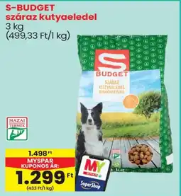 Spar S-BUDGET száraz kutyaeledel ajánlat