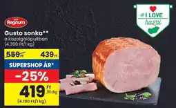 Spar Regnum Gusto sonka ajánlat