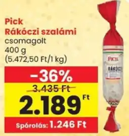 Spar Pick Rákóczi szalámi ajánlat