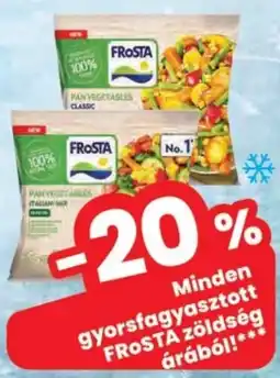 Spar FROSTA zöldség ajánlat