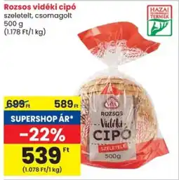 Spar Rozsos vidéki cipó ajánlat