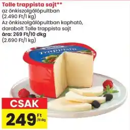 Spar Tolle trappista sajt ajánlat