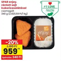 Spar SPAR enjoy. rántott sajt kukoricasalátával ajánlat