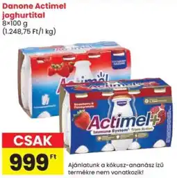 Spar Danone Actimel joghurtital ajánlat