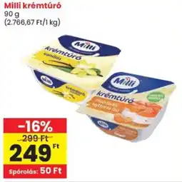 Spar Milli krémtúró ajánlat