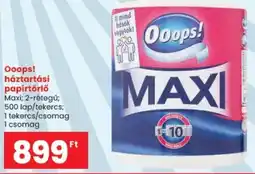 Spar Ooops! háztartási papírtörlő ajánlat