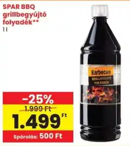 Spar SPAR BBQ grillbegyújtó folyadék ajánlat