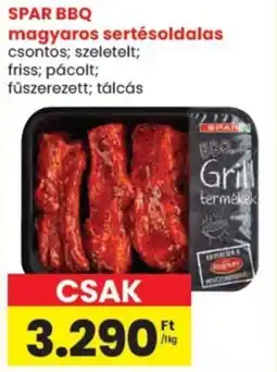 Spar SPAR BBQ magyaros sertésoldalas ajánlat