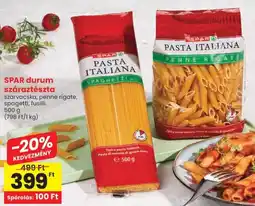 Spar SPAR durum száraztészta ajánlat
