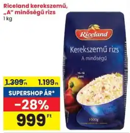 Spar Riceland kerekszemű, „A" minőségű rizs ajánlat