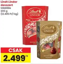 Lindt Lindor desszert